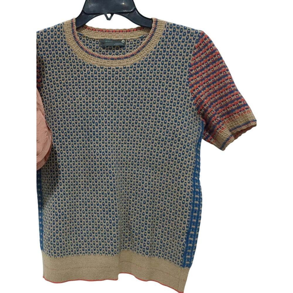 Anthropologie / Keaton Short Sleeve Sweater Tee  / sz S - Picture 3 of 3